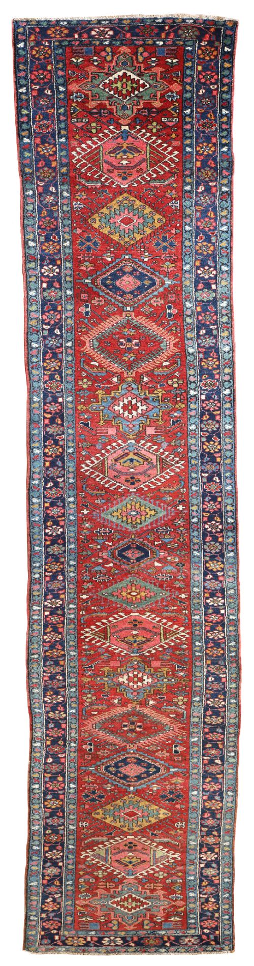 antique heriz runner - CATEGORY: ANTIQUE RUGS - DATED 1910