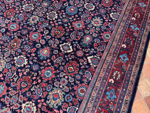 ANTIQUE MAHAL CARPET - ADDITIONAL PHOTO 5