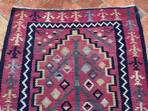ANTIQUE SARKOY KILIM - ADDITIONAL PHOTO 3