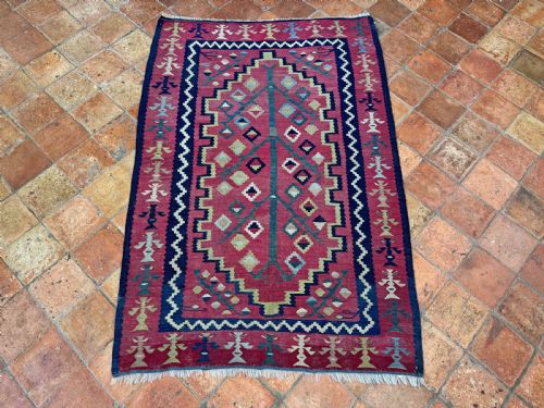 ANTIQUE SARKOY KILIM - ADDITIONAL PHOTO 5