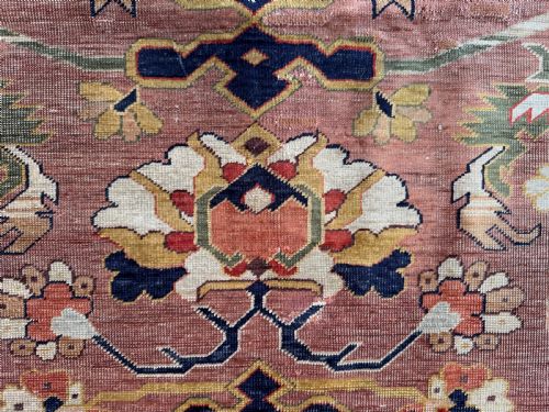 ANCIENT SILK BURSA RUG - ADDITIONAL PHOTO 3