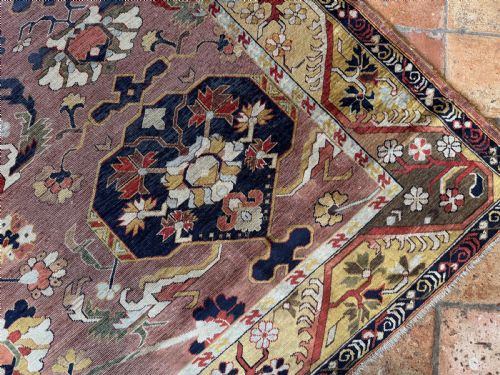 ANCIENT SILK BURSA RUG - ADDITIONAL PHOTO 4