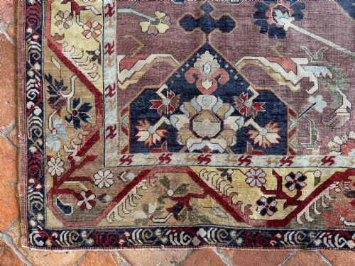 ANCIENT SILK BURSA RUG - ADDITIONAL PHOTO 12