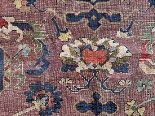 ANCIENT SILK BURSA RUG - ADDITIONAL PHOTO 15
