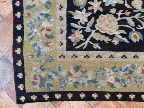 ANTIQUE BESSARABIAN KILIM - ADDITIONAL PHOTO 5