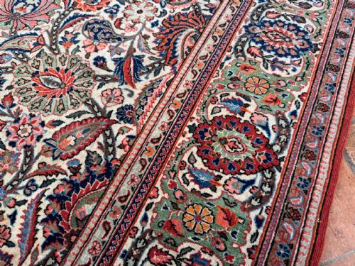 ANTIQUE KASHAN RUG - ADDITIONAL PHOTO 5