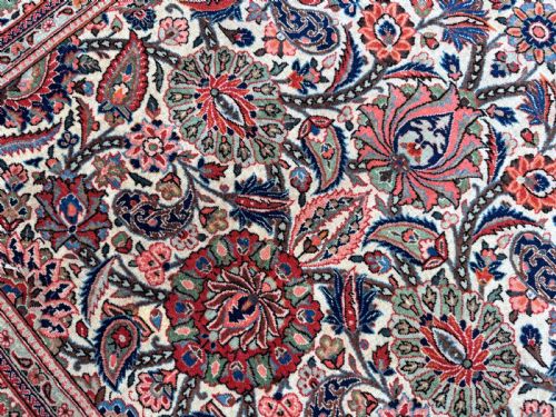 ANTIQUE KASHAN RUG - ADDITIONAL PHOTO 6