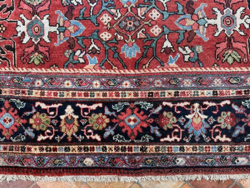 ANTIQUE MAHAL CARPET - ADDITIONAL PHOTO 3