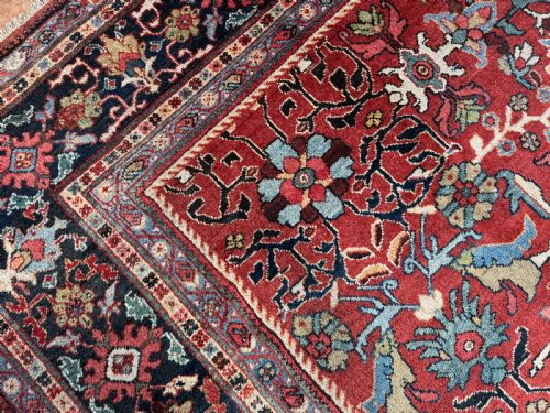 ANTIQUE MAHAL CARPET - ADDITIONAL PHOTO 6