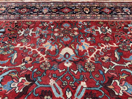 ANTIQUE MAHAL CARPET - ADDITIONAL PHOTO 7