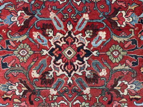 ANTIQUE MAHAL CARPET - ADDITIONAL PHOTO 8