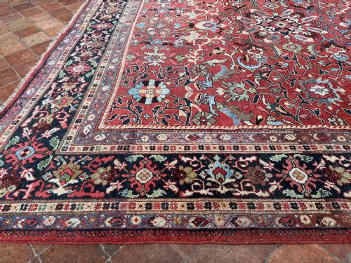 ANTIQUE MAHAL CARPET - ADDITIONAL PHOTO 10