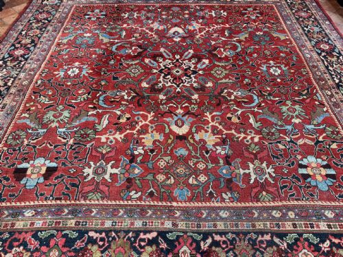 ANTIQUE MAHAL CARPET - ADDITIONAL PHOTO 11