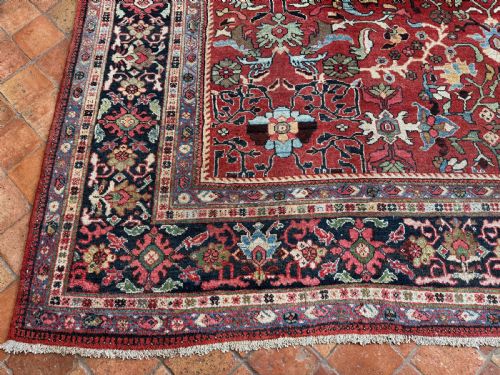 ANTIQUE MAHAL CARPET - ADDITIONAL PHOTO 12