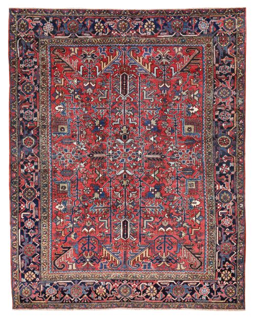 antique heriz carpet - CATEGORY: ANTIQUE RUGS - DATED 1910