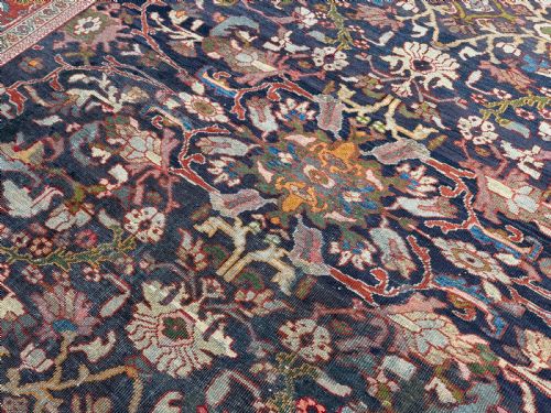 EARLY ANTIQUE SULTANABAD CARPET - ADDITIONAL PHOTO 9