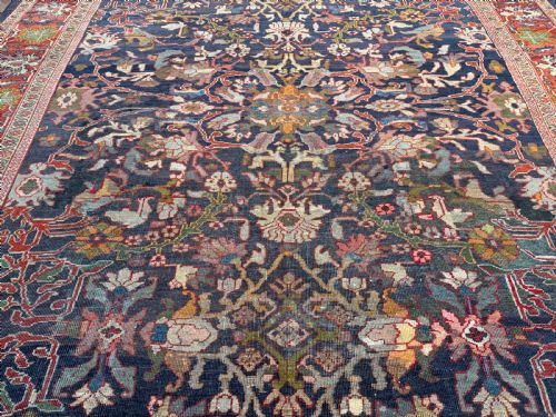 EARLY ANTIQUE SULTANABAD CARPET - ADDITIONAL PHOTO 10