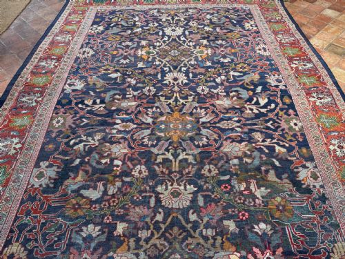 EARLY ANTIQUE SULTANABAD CARPET - ADDITIONAL PHOTO 11
