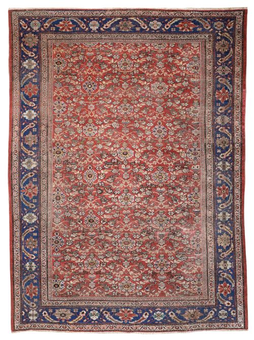 antique mahal carpet - CATEGORY: ANTIQUE RUGS - DATED 1890