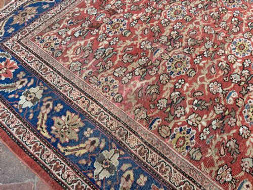 ANTIQUE MAHAL CARPET - ADDITIONAL PHOTO 11