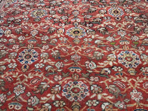 ANTIQUE MAHAL CARPET - ADDITIONAL PHOTO 12