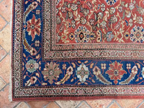 ANTIQUE MAHAL CARPET - ADDITIONAL PHOTO 14