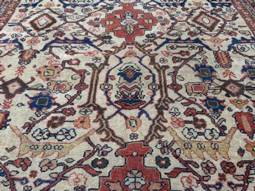 ANTIQUE MAHAL CARPET - ADDITIONAL PHOTO 6