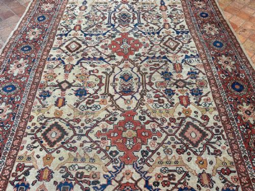 ANTIQUE MAHAL CARPET - ADDITIONAL PHOTO 7