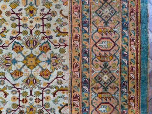 RARE SQUARE ANTIQUE USHAK CARPET - ADDITIONAL PHOTO 7