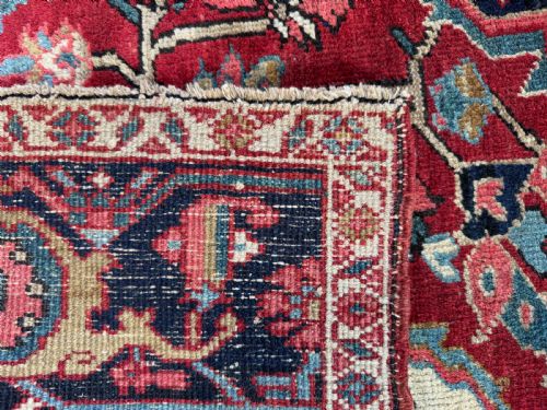 ANTIQUE HERIZ RUG - ADDITIONAL PHOTO 3