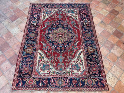ANTIQUE HERIZ RUG - ADDITIONAL PHOTO 6