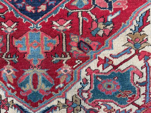 ANTIQUE HERIZ RUG - ADDITIONAL PHOTO 11