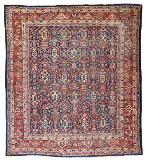antique mahal carpet - CATEGORY: ANTIQUE RUGS - DATED 1890