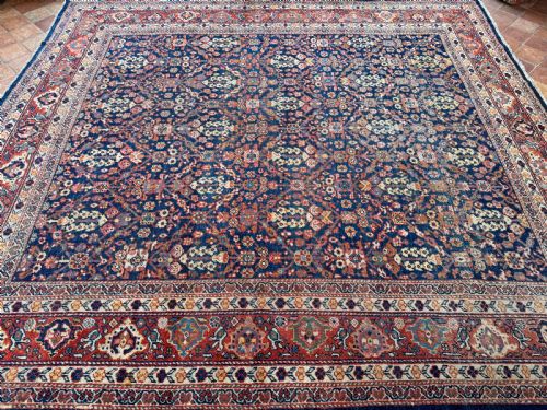 ANTIQUE MAHAL CARPET - ADDITIONAL PHOTO 8