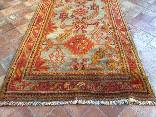 ANTIQUE USHAK RUNNER - ADDITIONAL PHOTO 4