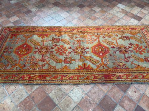 ANTIQUE USHAK RUNNER - ADDITIONAL PHOTO 6