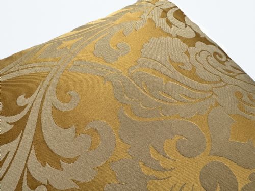 ANTIQUE FRENCH SILK CUSHION - ADDITIONAL PHOTO 3