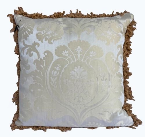ANTIQUE AUBUSSON CUSHION - ADDITIONAL PHOTO 2