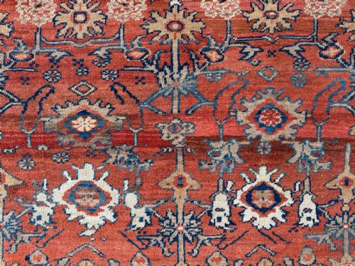 ANTIQUE BAKSHAISH CARPET - ADDITIONAL PHOTO 3