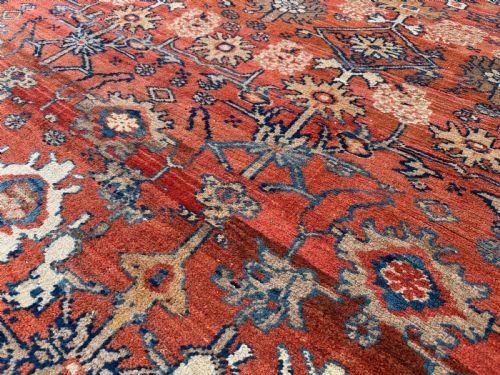 ANTIQUE BAKSHAISH CARPET - ADDITIONAL PHOTO 7