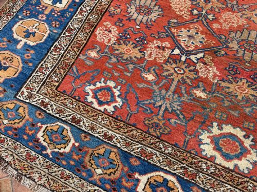 ANTIQUE BAKSHAISH CARPET - ADDITIONAL PHOTO 9