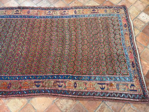 ANTIQUE KURDISH RUNNER - ADDITIONAL PHOTO 7