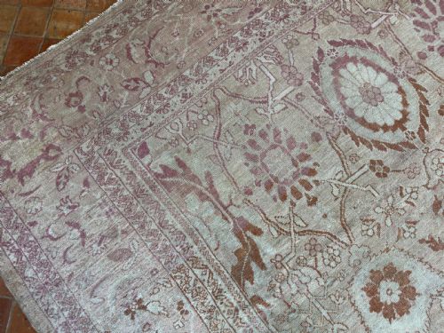 RARE ANTIQUE ZIEGLER CARPET - ADDITIONAL PHOTO 6