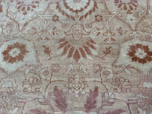 RARE ANTIQUE ZIEGLER CARPET - ADDITIONAL PHOTO 7