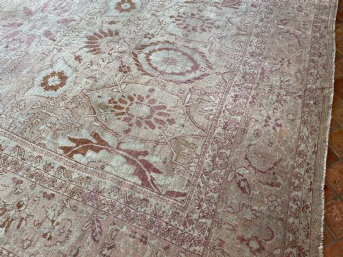 RARE ANTIQUE ZIEGLER CARPET - ADDITIONAL PHOTO 15
