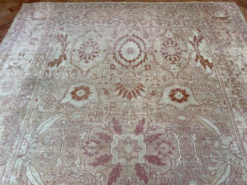 RARE ANTIQUE ZIEGLER CARPET - ADDITIONAL PHOTO 16