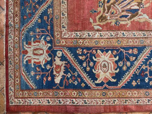 ANTIQUE ZIEGLER CARPET - ADDITIONAL PHOTO 2