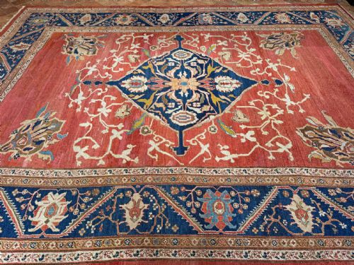 ANTIQUE ZIEGLER CARPET - ADDITIONAL PHOTO 4