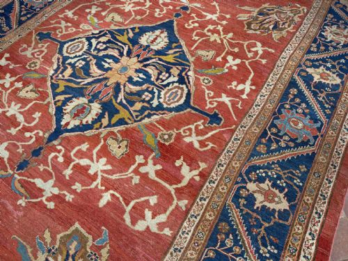 ANTIQUE ZIEGLER CARPET - ADDITIONAL PHOTO 5