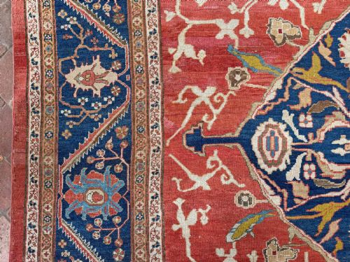 ANTIQUE ZIEGLER CARPET - ADDITIONAL PHOTO 6